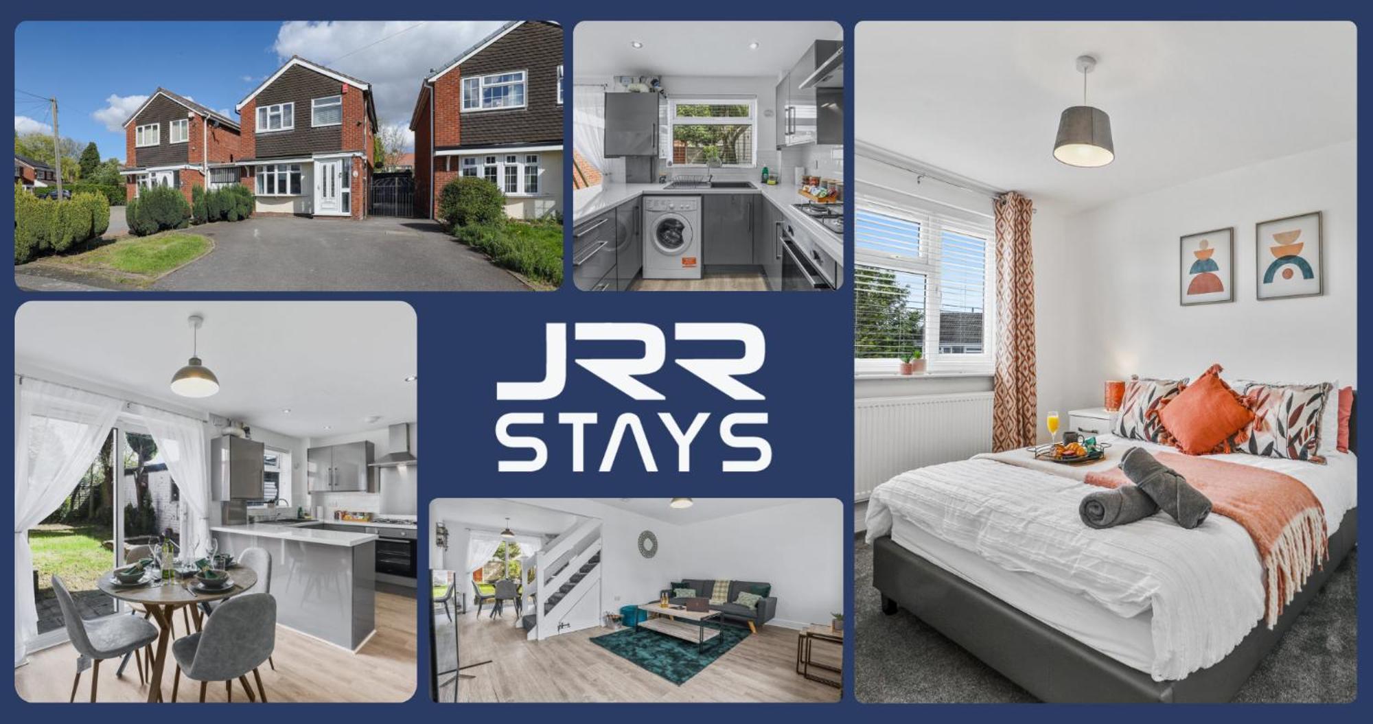 Wolverhampton - Amazing 3 Bedroom, Sleeps 6, Wi-Fi - Jrr Stays Zewnętrze zdjęcie